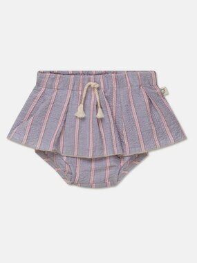 Seersucker stripe baby bloomers